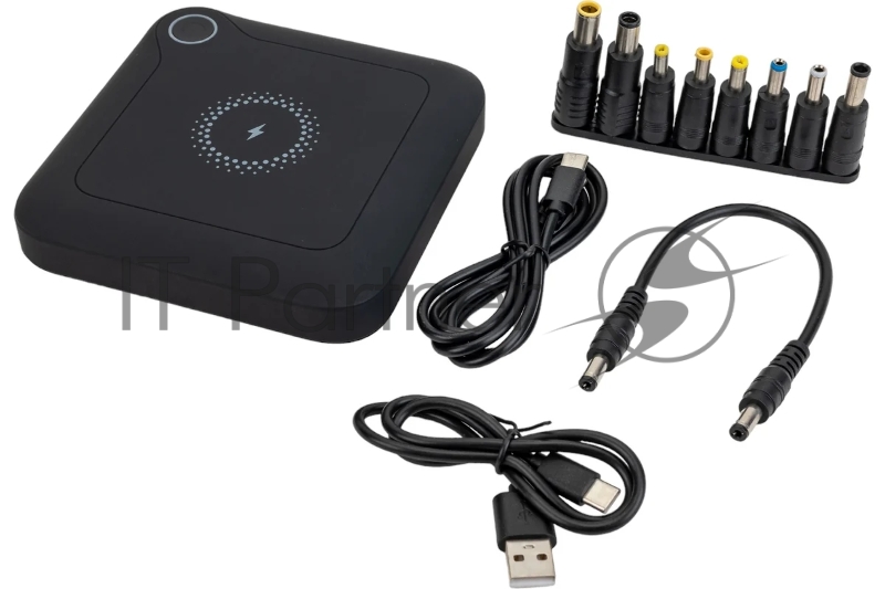 Универсальный внешний аккумулятор TopON TOP-T84, DC, USB, 2xType-C, 24000mAh (88,8 Wh), до 84Вт , Черный