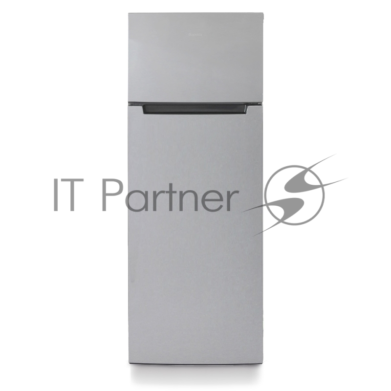 Холодильник Бирюса C6135 серебристый металлопласт двухкамерный 240/60л морозилка сверху, автоматическое оттаивание