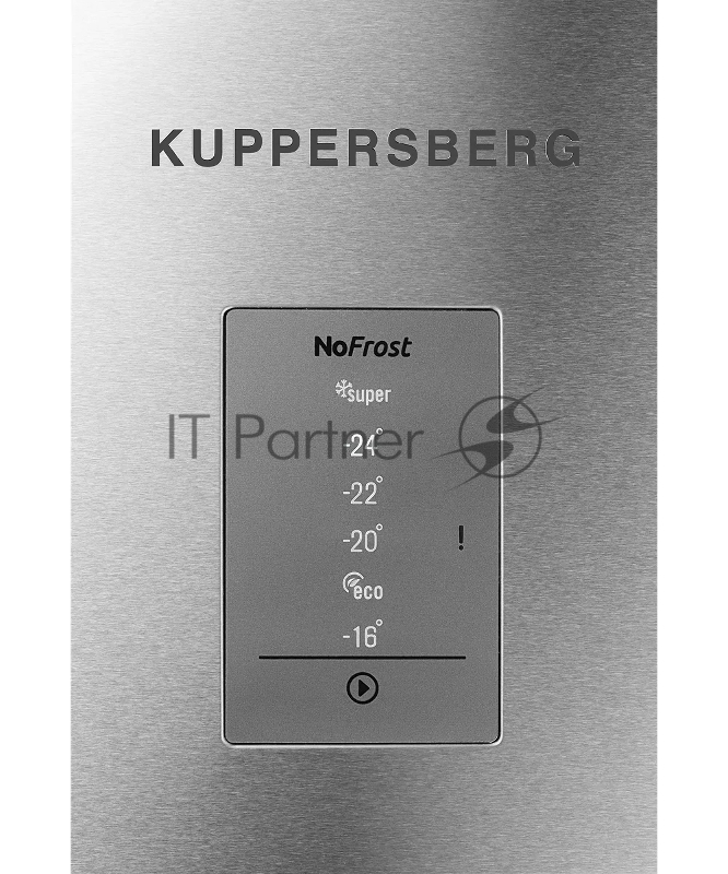 Морозильная камера Kuppersberg/ Отдельностоящая морозильная камера, габариты (ВхШxГ): 1860х595X650 мм, объем 280л, 41 дБ, No frost, ледогенератор, сталь/нержавейка