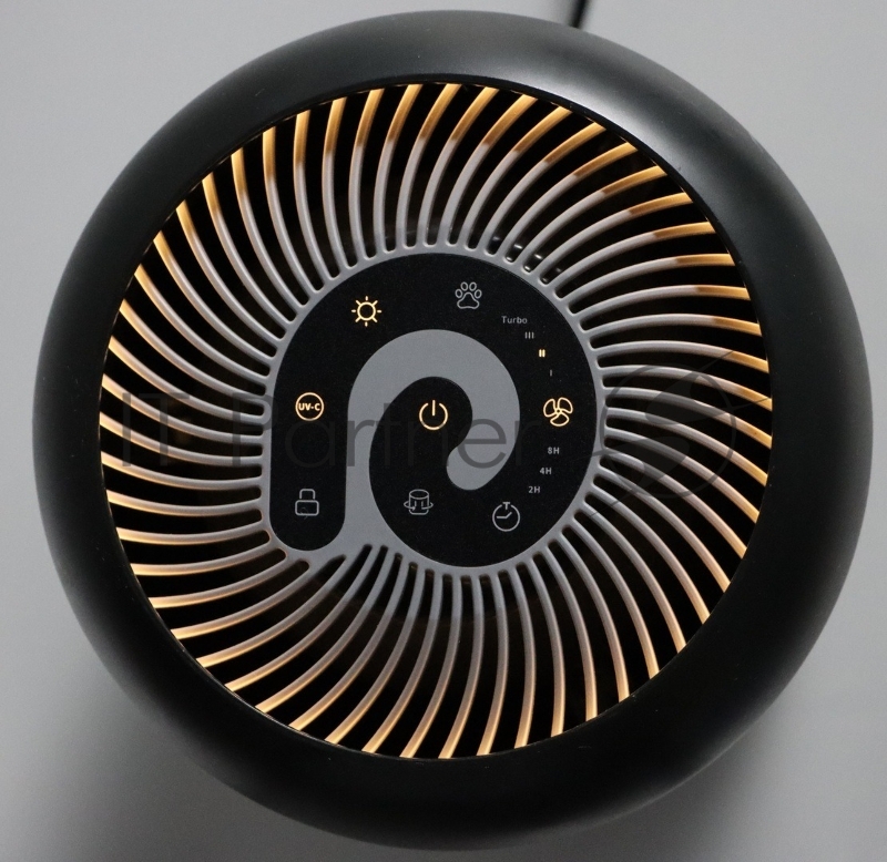 Очиститель воздуха Neoclima NP170SB, 35Вт, 170 м3/ч, с дисплеем-спиралью, черный