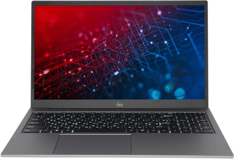 Ноутбук IRU Planio 15INPR N-series N100 16Gb SSD512Gb Intel UHD Graphics 15.6 IPS FHD (1920x1080) Windows 11 Professional grey WiFi BT Cam 5000mAh (2076072)