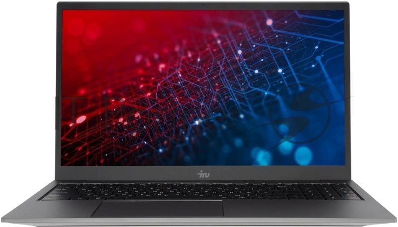 Ноутбук IRU Planio 15INPR N-series N100 16Gb SSD512Gb Intel UHD Graphics 15.6 IPS FHD (1920x1080) Windows 11 Professional grey WiFi BT Cam 5000mAh (2076072)