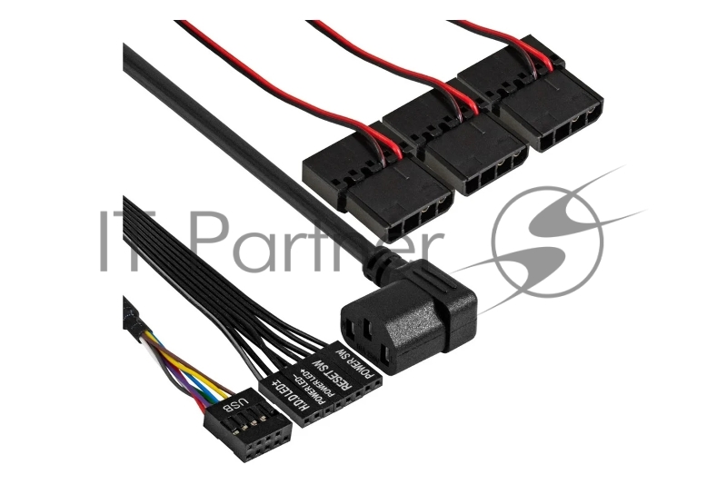 Серверный корпус ExeGate Pro 2U550-04 (RM 19, высота 2U, глубина 550, БП 600ADS, 2*USB)