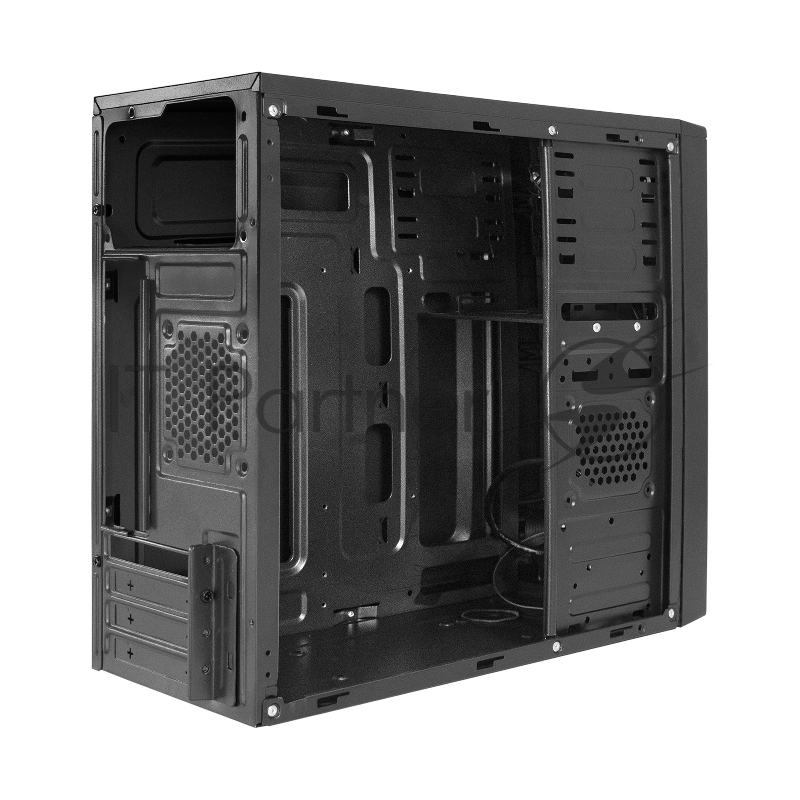 Корпус Minitower ExeGate MA-401 (mATX, без БП, 2*USB+1*USB3.0, аудио, черный)