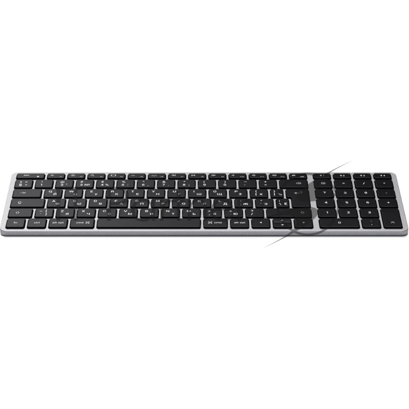 Клавиатура беспроводная Satechi Slim X2 Bluetooth Backlit Keyboard, Bluetooth, Серый ST-BTSX2M-RU