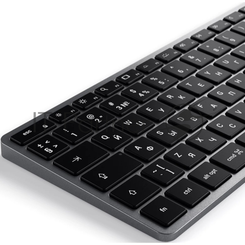 Клавиатура беспроводная Satechi Slim X2 Bluetooth Backlit Keyboard, Bluetooth, Серый ST-BTSX2M-RU