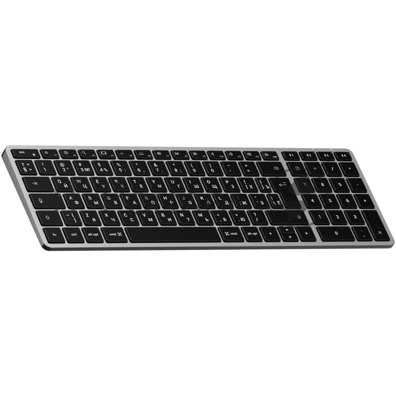 Клавиатура беспроводная Satechi Slim X2 Bluetooth Backlit Keyboard, Bluetooth, Серый ST-BTSX2M-RU