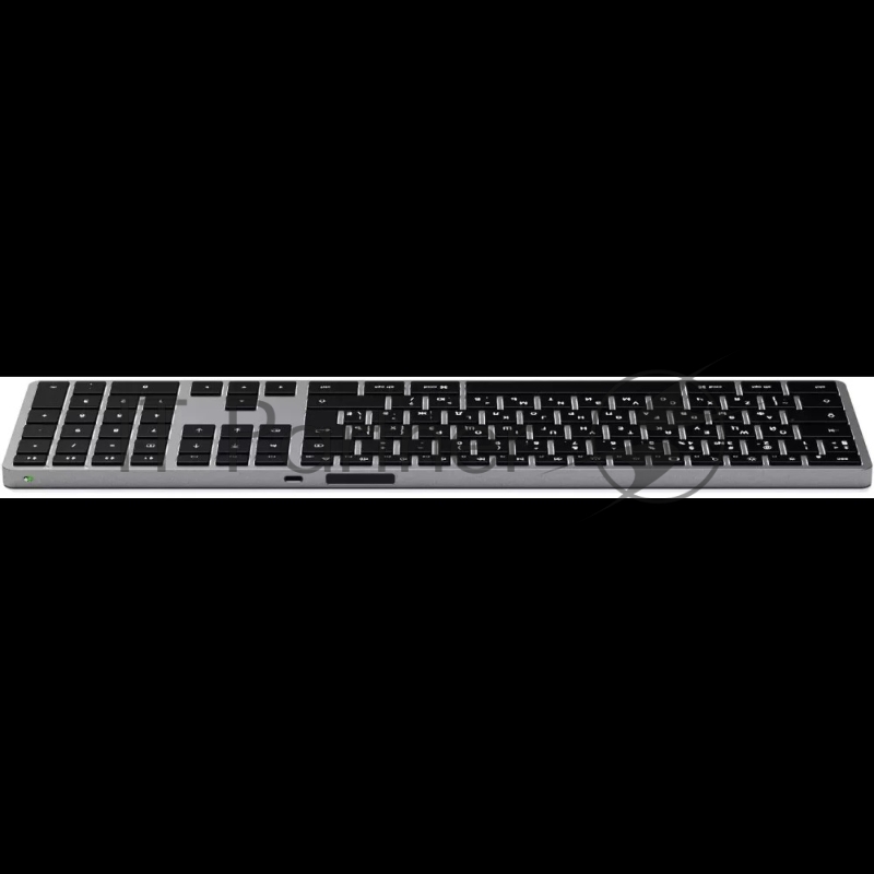 Клавиатура беспроводная Satechi Slim X3 Bluetooth Backlit Keyboard, Bluetooth, Серый космос, ST-BTSX3M-RU