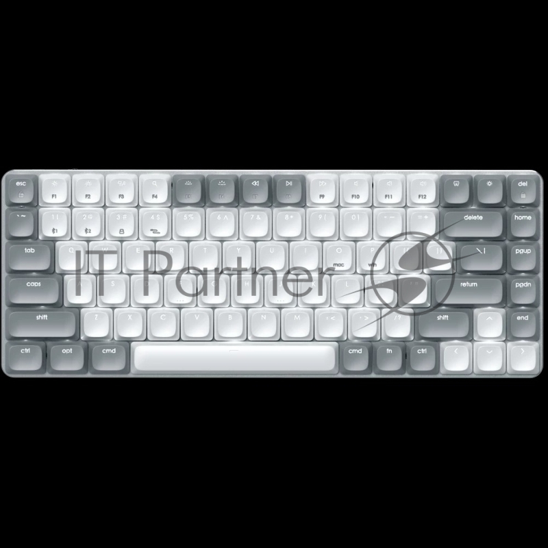 Клавиатура беспроводная механическая Satechi SM1 Slim Mechanical Backlit Bluetooth Keyboard, Белый Серый ST-KSM1LT-RU