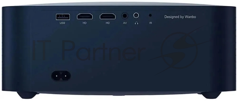 Проектор Wanbo Projector X2 max blue (LCD, 1920x1080, 450Lm, 1.2:1, 2000:1, Smart TV, Android 9.0, 1+8GB, 2xHDMI, AV, USB, Wi-Fi, BT) (6970885350429)
