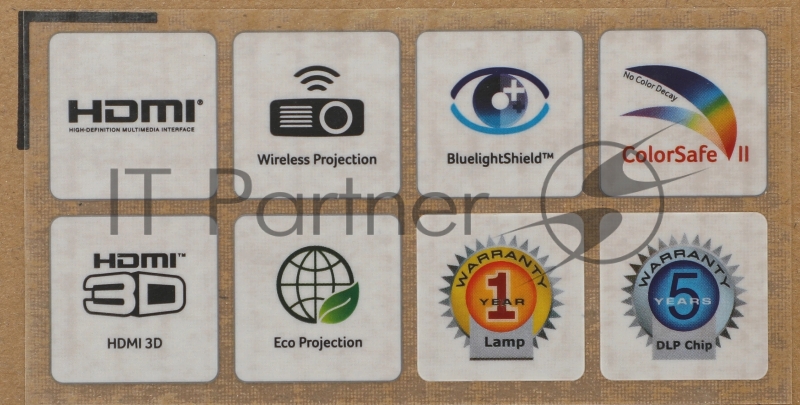 Проектор Acer X1228i, DLP 3D, XGA, 4500Lm, 20000/1, HDMI, Wifi, 2.7kg, Euro Power EMEA