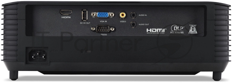 Проектор Acer X1228i, DLP 3D, XGA, 4500Lm, 20000/1, HDMI, Wifi, 2.7kg, Euro Power EMEA