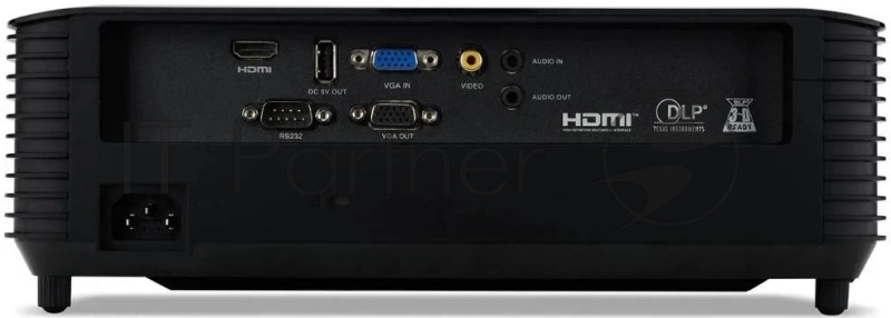 Проектор Acer X139, DLP, WXGA, 5200 Lm, 20000:1, EMEA, 2.7 Kg, EURO Power (replace MR.JTJ11.00R, X139WH)