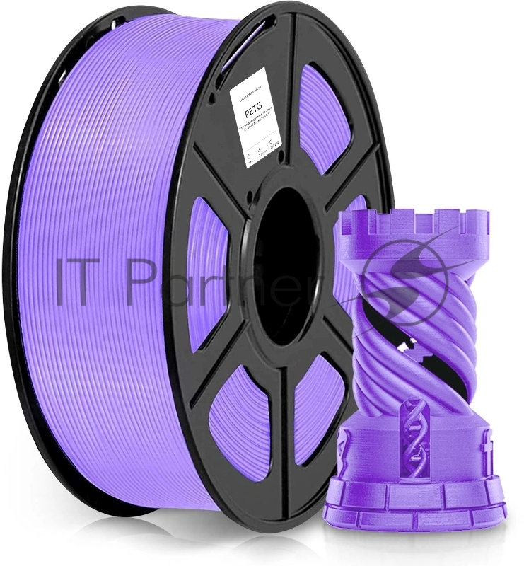 Пластик для принтера 3D Cactus CS-3D-PETG-1KG-PURPLE PETG d1.75мм 1кг L316м 1цв.