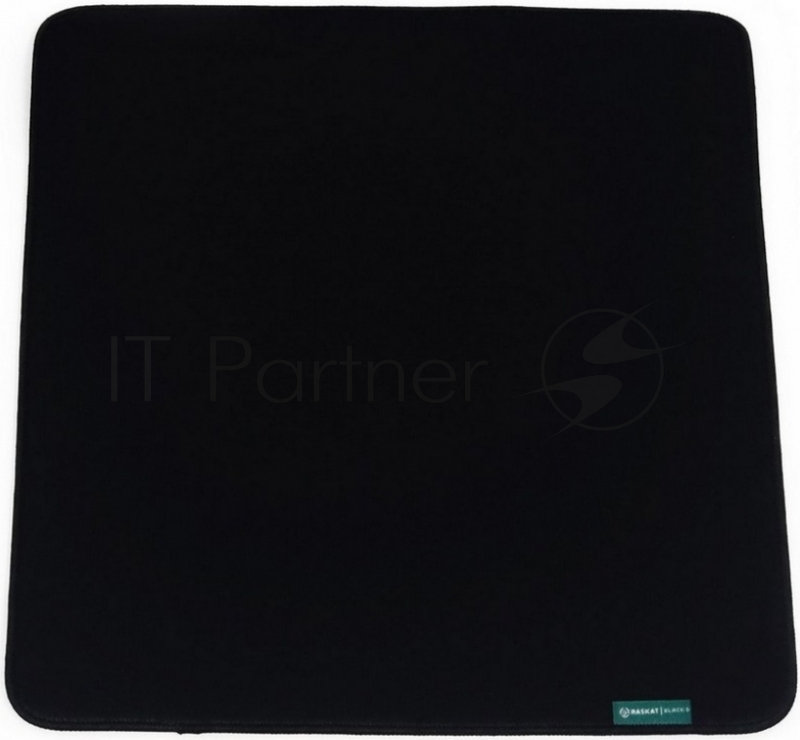 Коврик для мышки Raskat Black S (350*300, резина+ткань, прошитый край)