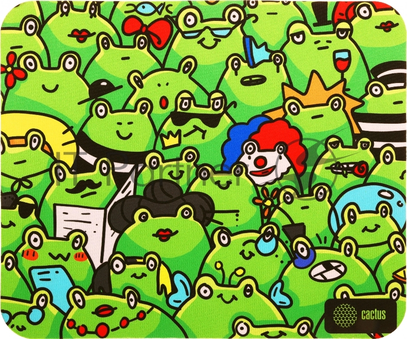 Коврик для мыши Cactus Frogs 300x250x3мм (CS-MPC-D09M)