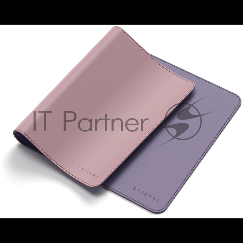 Коврик для мыши Satechi Dual Side ECO-Leather Deskmate, 585x310 мм, Розовый/Фиолетовый ST-LDMPV