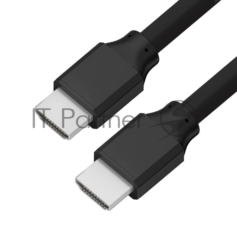 Кабель 4PH 2.0m HDMI, Ultra HD 4K 60Hz, Full HD, 3D, черный, 30/30 AWG, экран