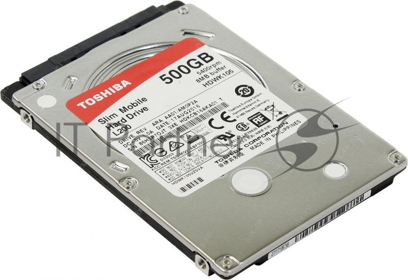 Жесткий диск 500ГБ 2.5 Toshiba L200 HDWK105UZSVA, 5400об./мин., 8МБ (SATA III)