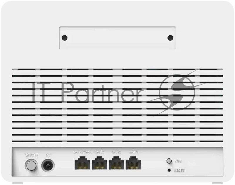 Маршрутизатор N300 Wi-Fi 4G LTE Cat.4 Router, build-in 4G LTE modem, 4 10/100M RJ45 Ports, Nano SIM Slot, 300Mbps at 2.4GHz, Internal antennas, PPTP/L2TP/OpenVPN/WireGuard VPN, DNS over Cloudflare/Google/Quad9, DDNS, SMS, Band locking, TR069/TR098/T