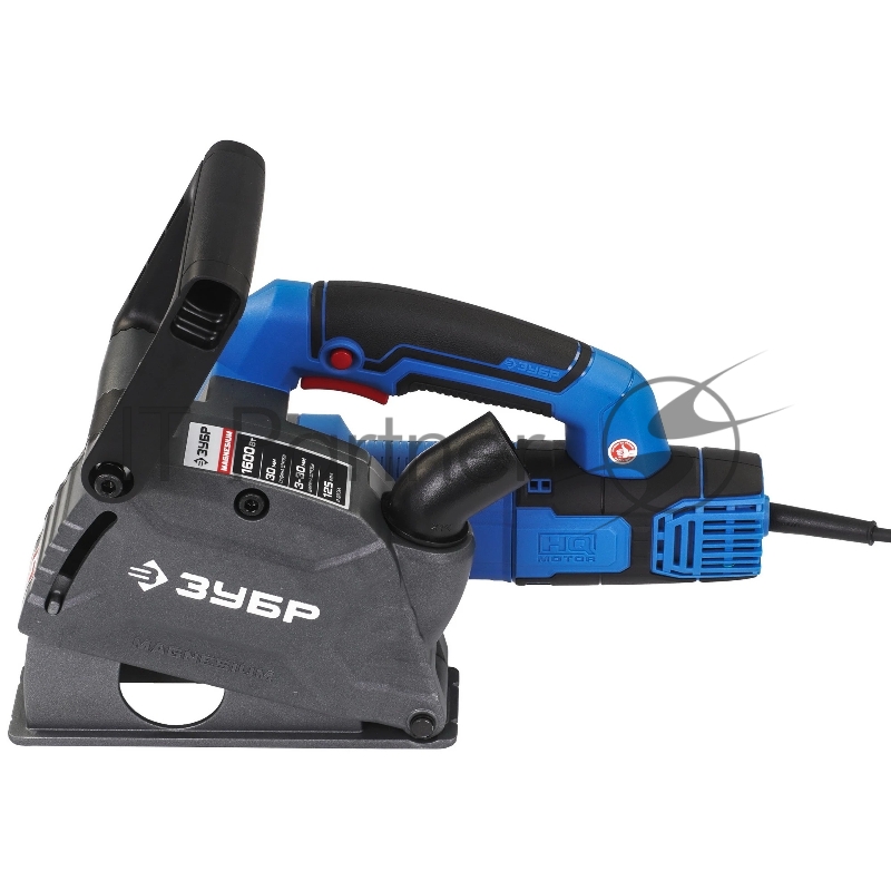 Штроборез (бороздодел) ЗУБР d 125 мм, 1600 Вт, 30 мм, кейс, Профессионал (ЗШ-П30-1600 ПСТК)