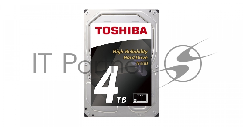 Жесткий диск 4TB Toshiba N300 (HDWQ140UZSVA) {SATA 6.0Gb/s, 7200 rpm, 128Mb buffer, 3.5