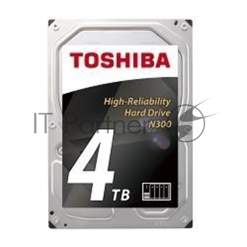 Жесткий диск 4TB Toshiba N300 (HDWQ140UZSVA) {SATA 6.0Gb/s, 7200 rpm, 128Mb buffer, 3.5