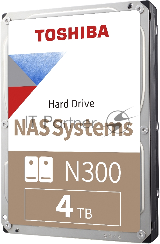 Жесткий диск 4TB Toshiba N300 (HDWQ140UZSVA) {SATA 6.0Gb/s, 7200 rpm, 128Mb buffer, 3.5