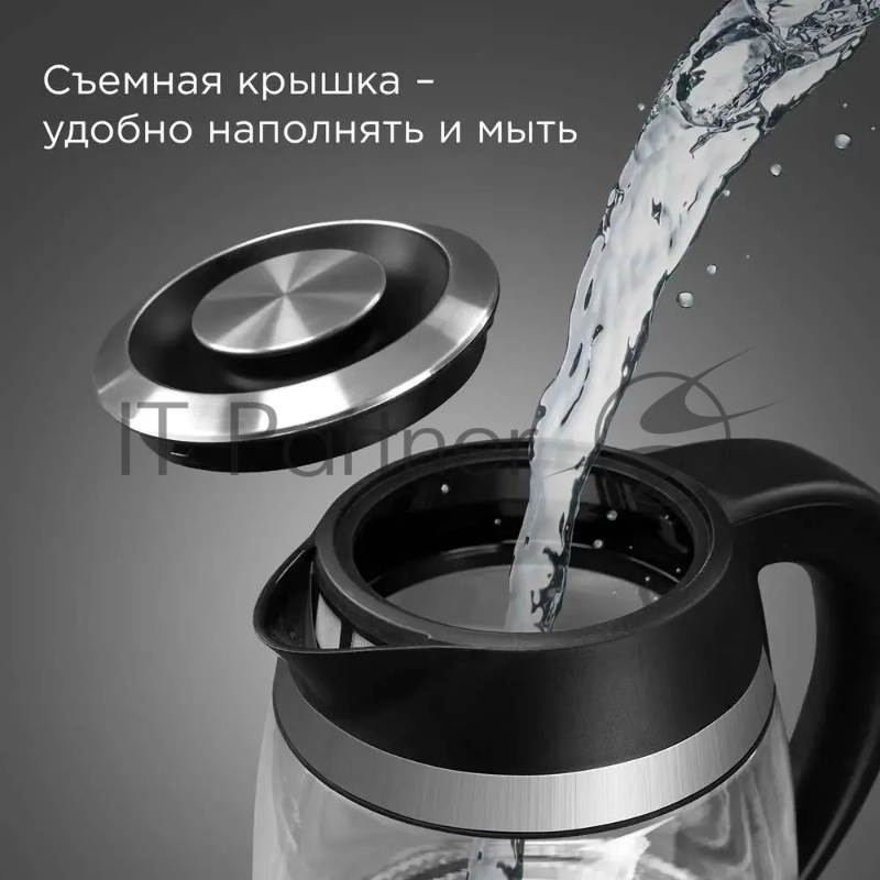 Чайник электрический Redmond KG227 1.7л. 2200Вт черный