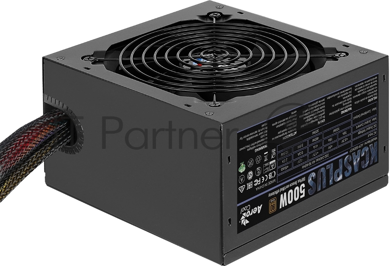 Блок питания Formula KCAS-500 PLUS { 80+ bronze (24+4+4pin) APFC 120mm fan 7xSATA RTL}