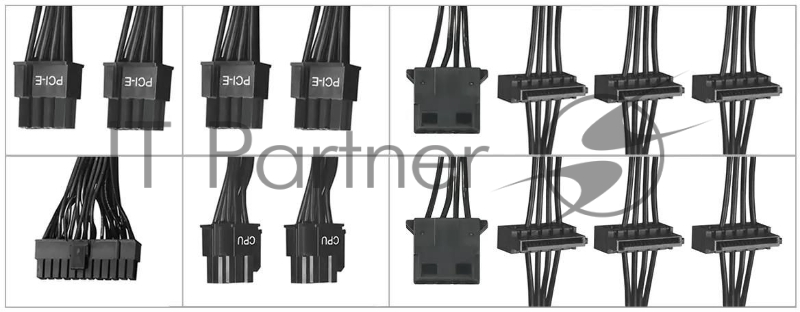 Блок питания Bloody BD-PS700W ATX 700W 80 PLUS WHITE (20+4pin) APFC 120mm fan 6xSATA RTL