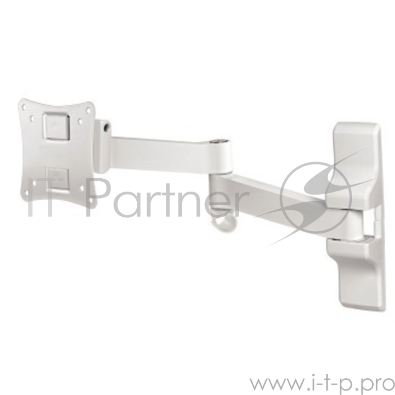 Кронштейн для телевизора Hama H-108737 белый 10-26 макс.25кг настенный поворотно-выдвижной и накло