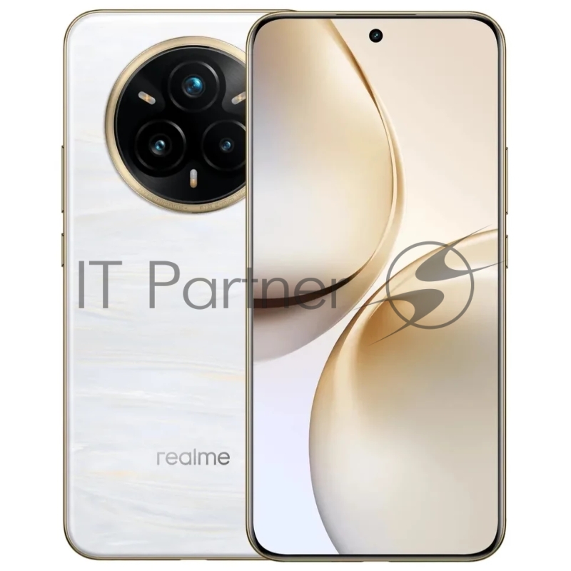 Смартфон Realme 14 Pro+ RMX5051 256Gb 8Gb белый жемч. 3G 4G 6.83 OLED 1272x2800 And14 50Mpix 802.11