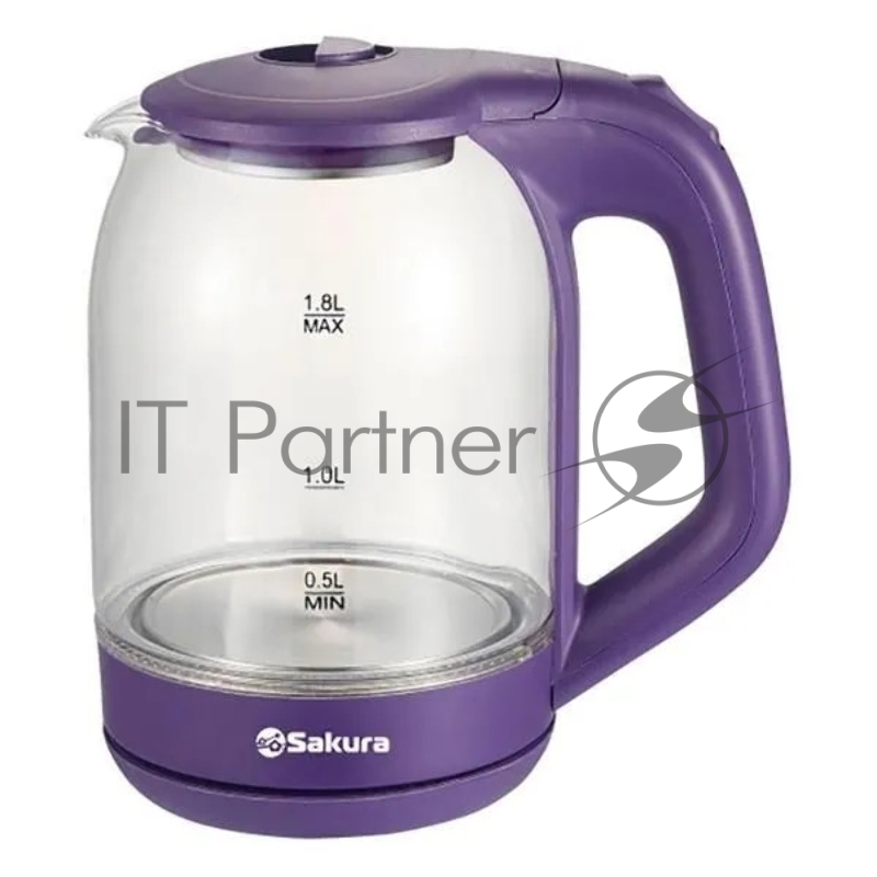 Чайник электрический SAKURA SA-2736V 1,8л, стекло точечная подсветка