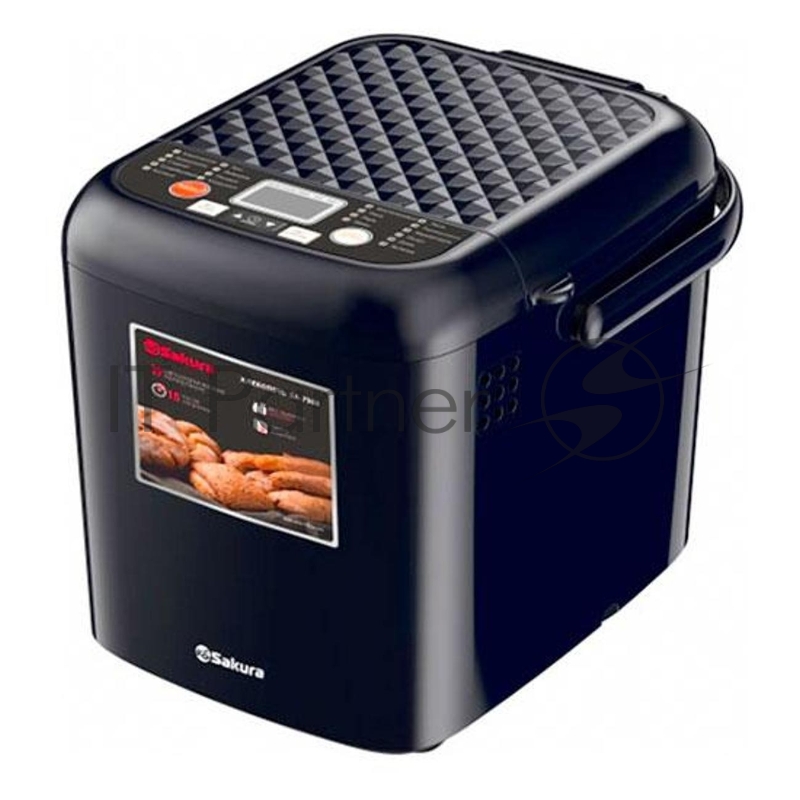 Хлебопечь Sakura SA-7508BK 500Вт 19прогр 500/600гр