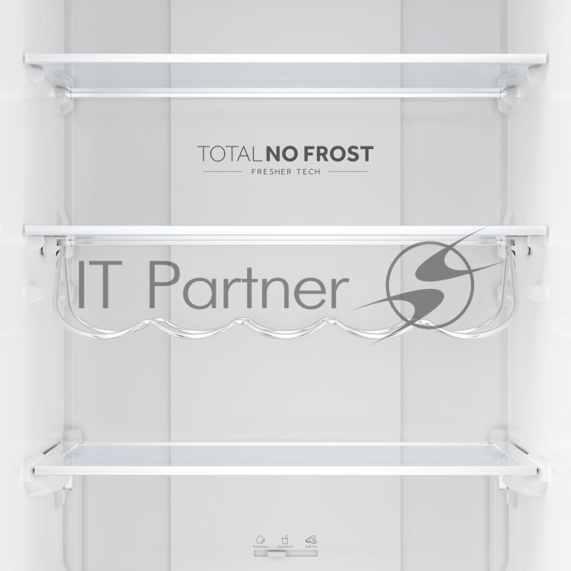 Холодильник Haier C2F637CGGU1 золотистый, двухкамерный, 278/108л, морозилка снизу, No Frost