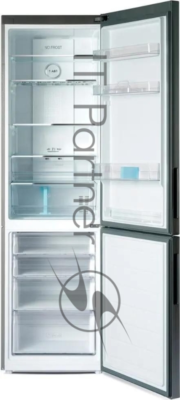 Холодильник Haier C2F637CGBG черный, двухкамерный, 278/108л, морорзилка снизу, No frost