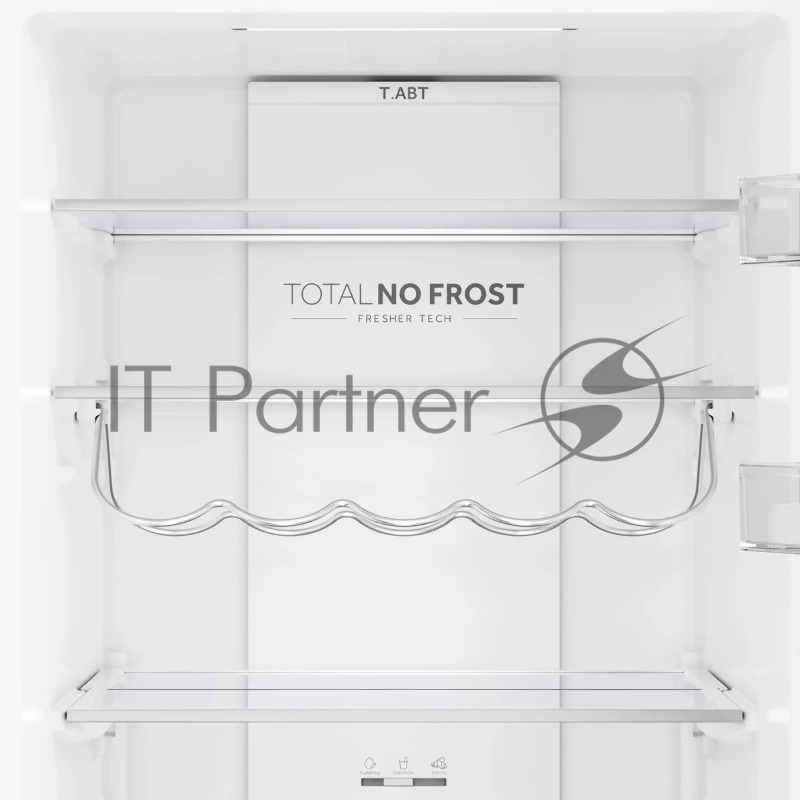 Холодильник Haier C2F636CCRGU1 бежевый, двухкамерный, 256/108л, морозилка снизу, No Frost