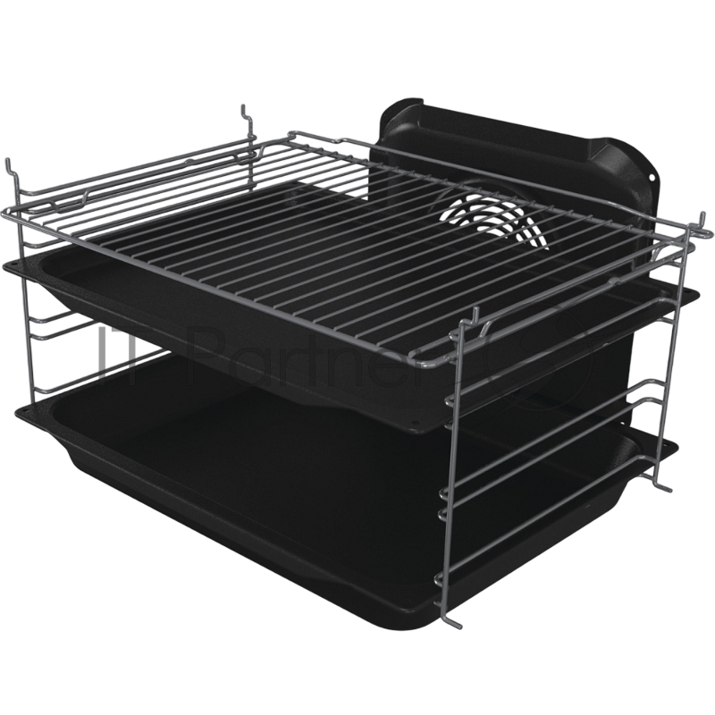 Плита Gorenje, комбинированная, 60 см, объем 71 л, электронный программатор с аналоговым дисплеем, автоматический электроподжиг, очистка паром AquaClean, энергоэффективность А, цвет бежевый