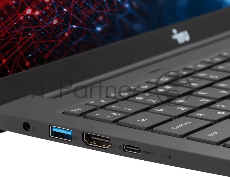 Ноутбук IRU Strato 15ALI Core i7 1255U 32Gb SSD1Tb Intel Iris Xe graphics 15.6 IPS FHD (1920x1080) Windows 11 Pro Multi Language 64 black WiFi BT Cam 6000mAh (2084679)