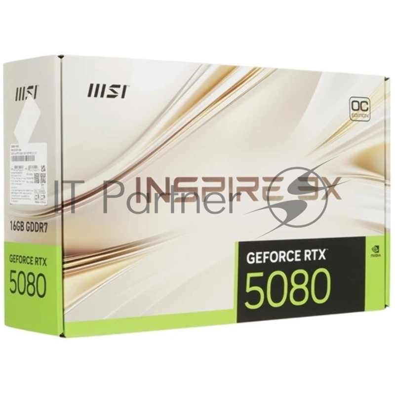 Видеокарта MSI RTX5080 INSPIRE 3X OC 16GB GDDR7 256bit 3xDP HDMI 3FAN RTL