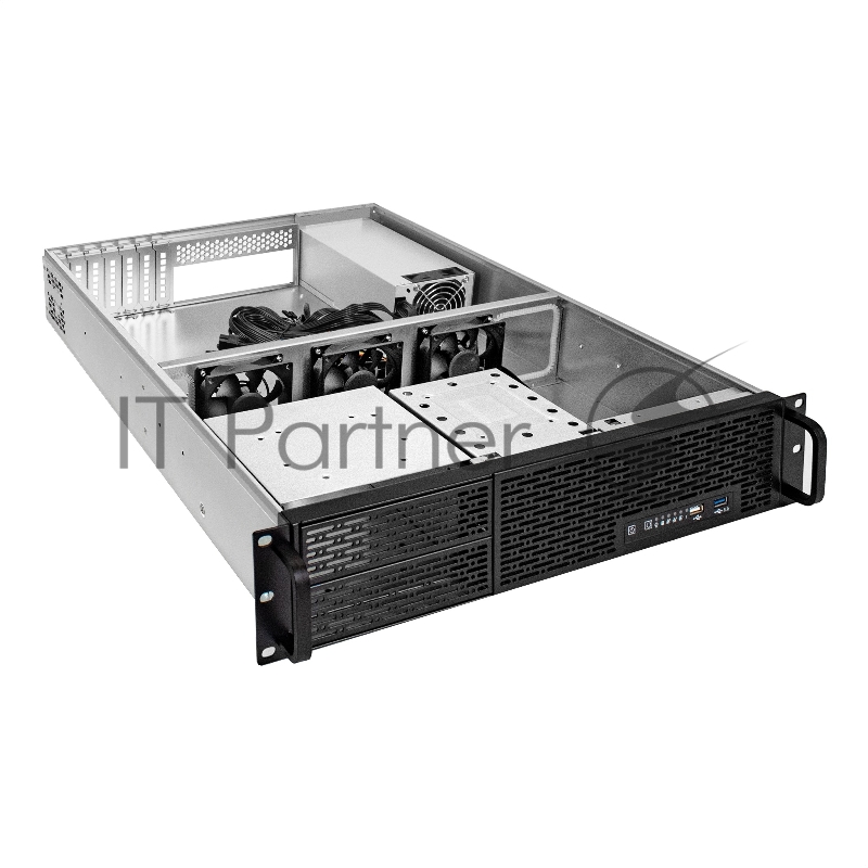 Серверный корпус ExeGate Pro 2U650-06/2U2098L (RM 19, высота 2U, глубина 650, БП 2U-500ADS, USB+USB3.0)