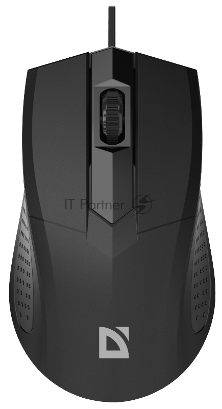 Проводная оптическая мышь Defender Optimum MB-270 PRO:черн,3кн,1200dpi,1.8м,тефл