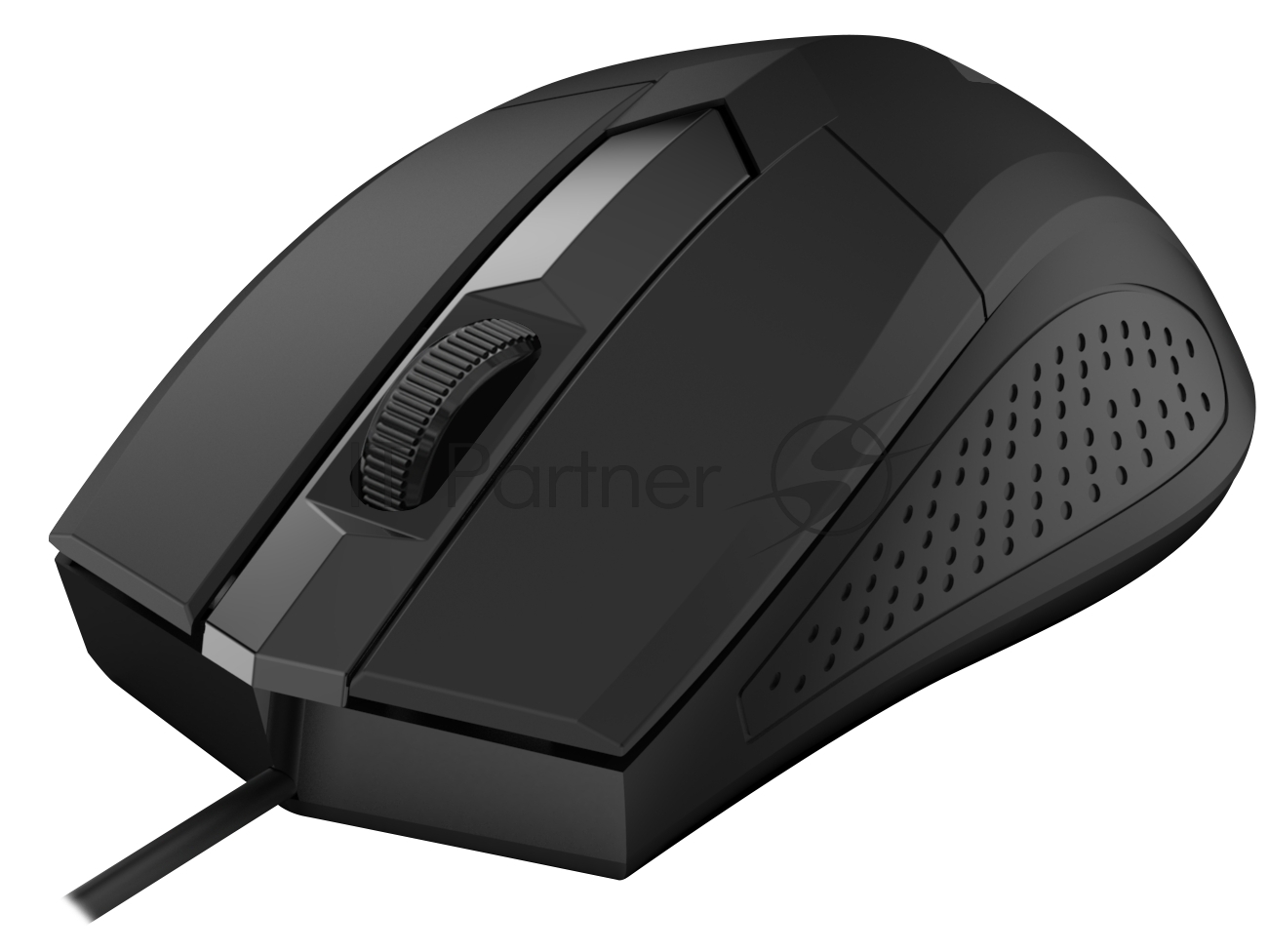 Проводная оптическая мышь Defender Optimum MB-270 PRO:черн,3кн,1200dpi,1.8м,тефл