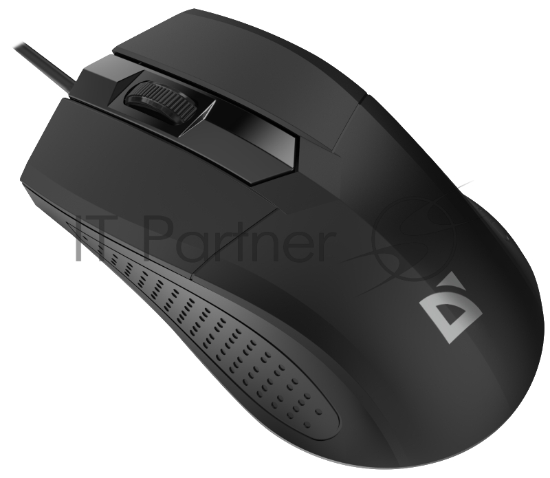 Проводная оптическая мышь Defender Optimum MB-270 PRO:черн,3кн,1200dpi,1.8м,тефл