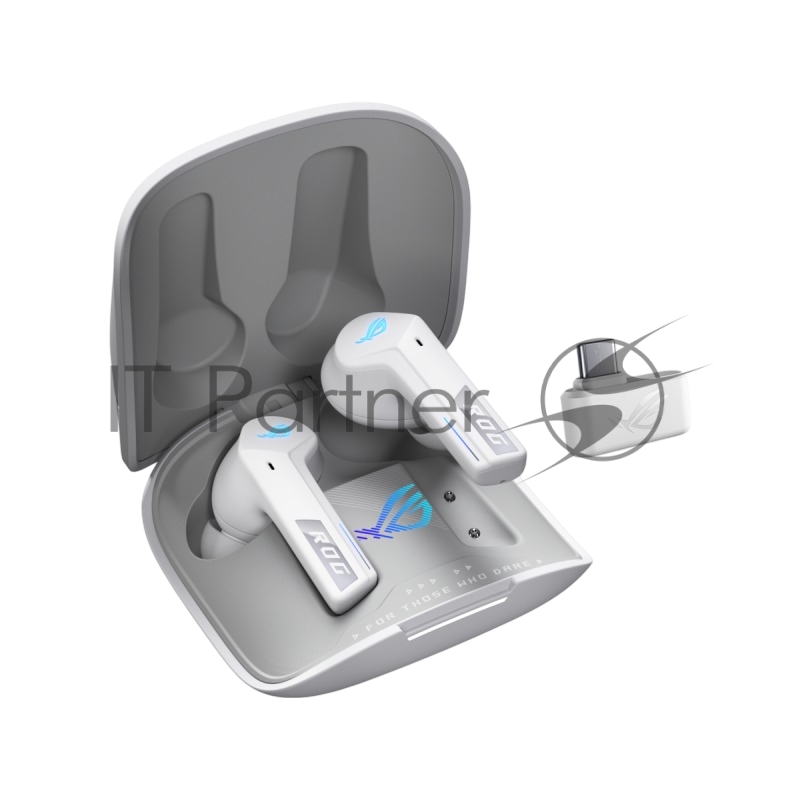 Гарнитура ASUS R55ES ROG CETRA TWS SPEEDNOVA WHT/UN (90YH03Y0-BTUA10)