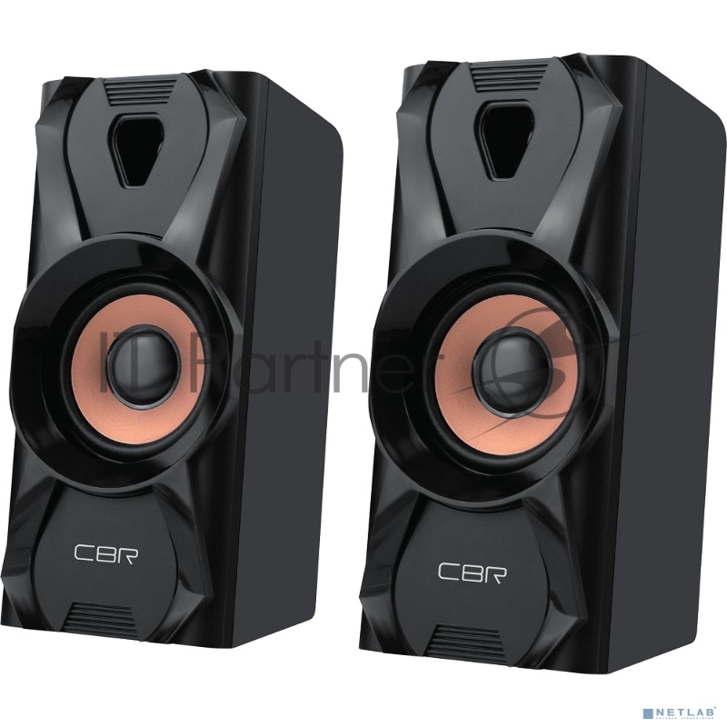 Акустическая система CBR CMS 720, 2.0, питание USB, 2х3 Вт (6 Вт RMS), материал корпуса пластик, 3.5 мм линейный стереовход, цвет чёрный