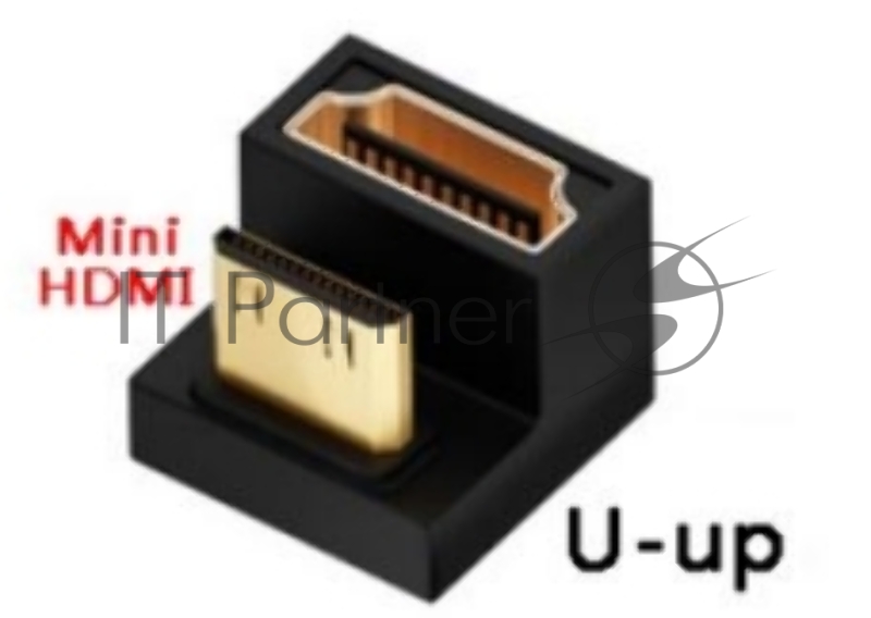 Переходник mini HDMI на HDMI U вверх