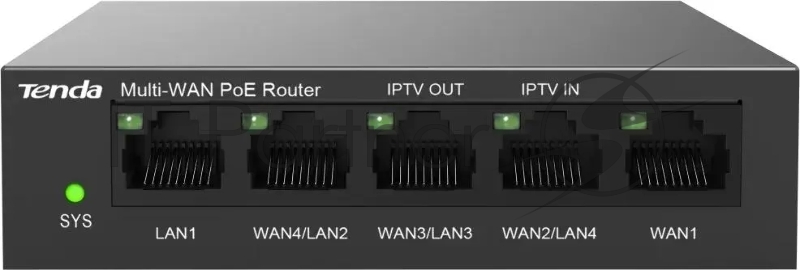 Коммутатор TENDA 5PORT GIGABIT POE G0-5G-POE