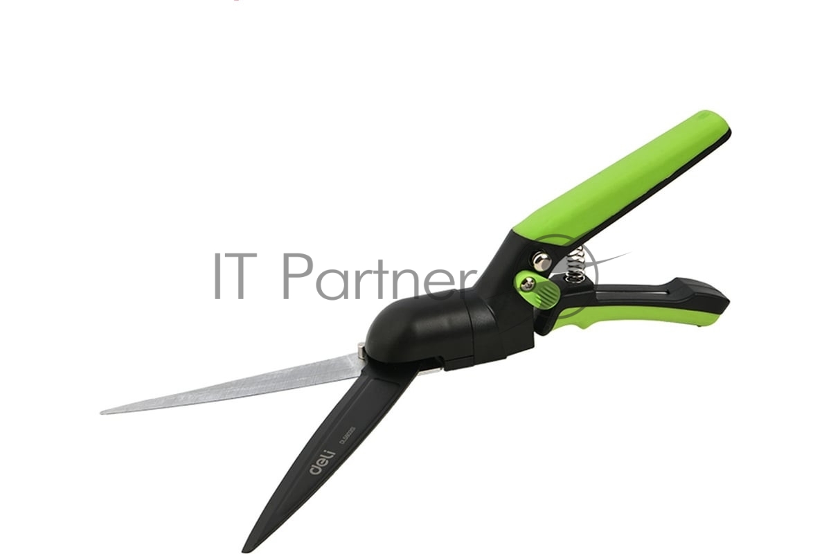 Ножницы газонные Deli DL580351 340мм, тефлоновое покрытие, сталь SK5, возвратная пружина, противоскользящие рукоятки